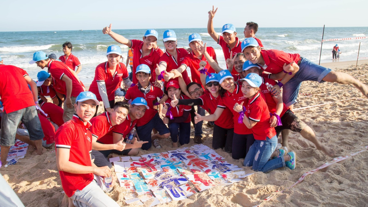 May đồng phục team building doanh nghiệp tại Trảng Bàng