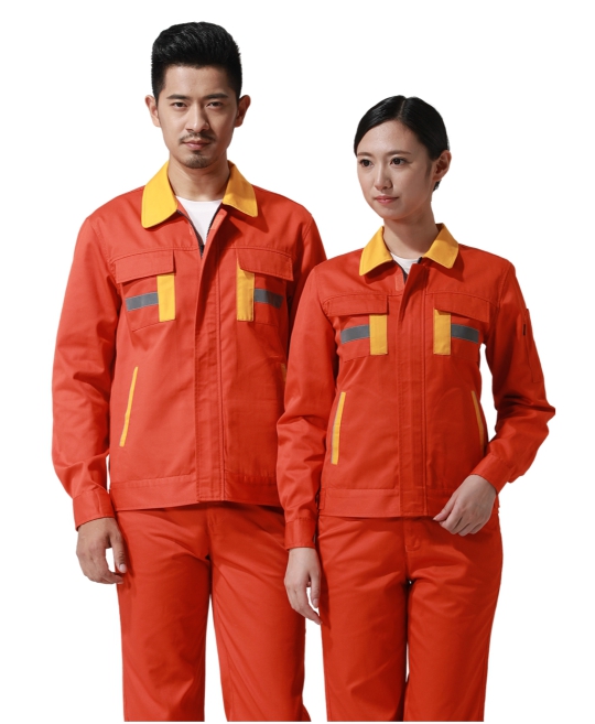 Đồng phục bảo hộ lao động màu cam