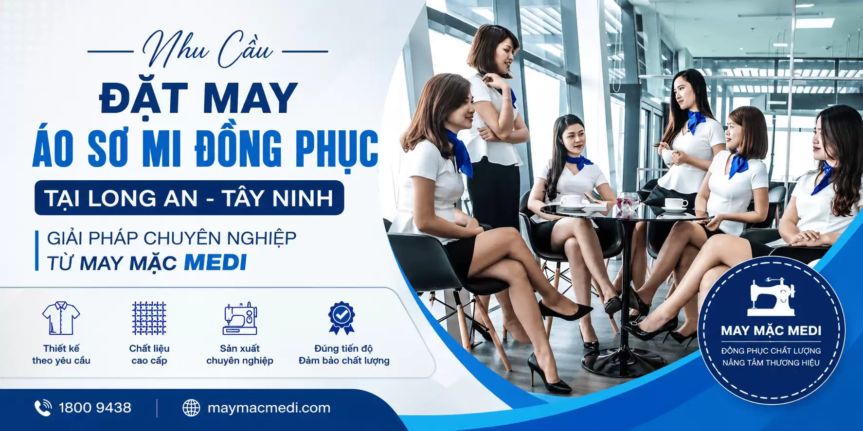 Nhu Cầu Đặt May Áo Sơ Mi Đồng Phục Tại Long An - Tây Ninh | Giải Pháp Chuyên Nghiệp Từ May Mặc Medi