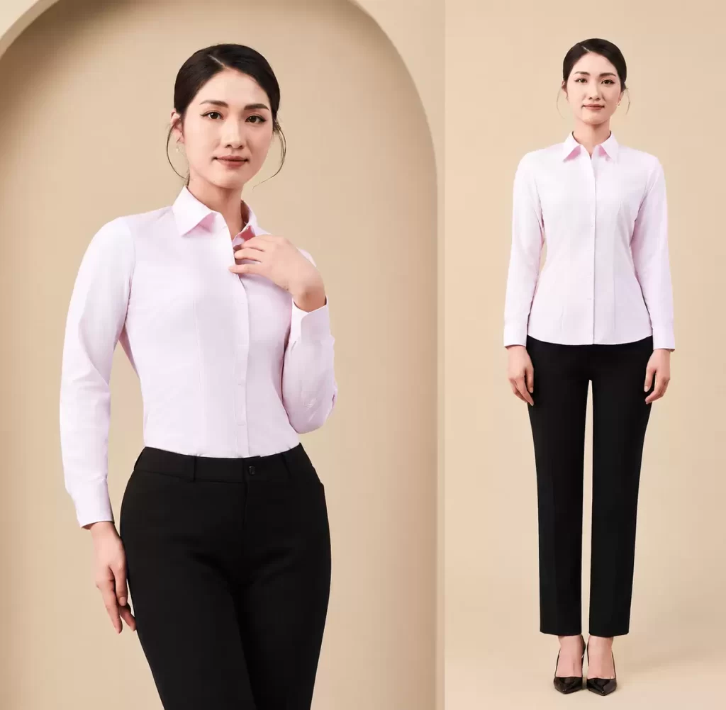 Áo Sơ Mi Công Sở Chuyên Nghiệp – Giải Pháp Đồng Phục Doanh Nghiệp Nâng Tầm Thương Hiệu