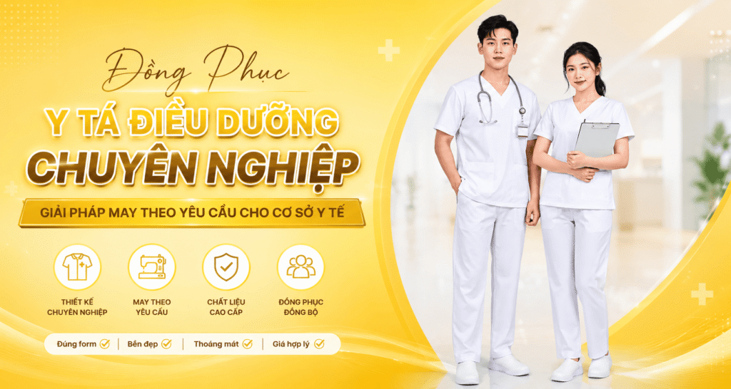 Đồng Phục Y Tá Điều Dưỡng Chuyên Nghiệp