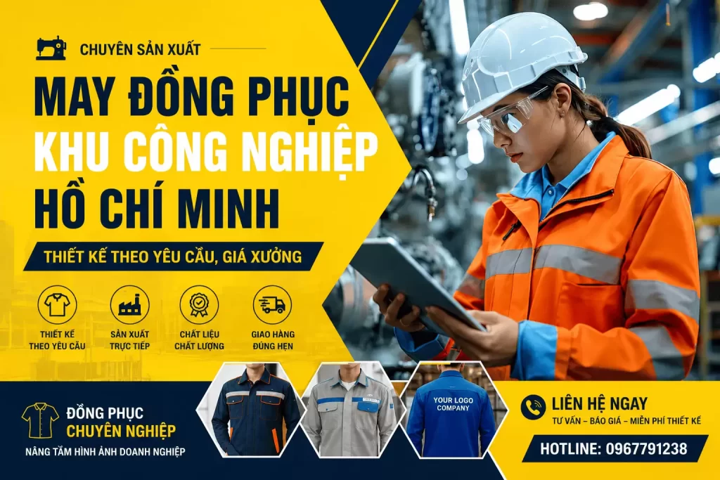 May Đồng Phục Khu Công Nghiệp Hồ Chí Minh – Thiết Kế Theo Yêu Cầu, Giá Xưởng 1 May Đồng Phục Khu Công Nghiệp Hồ Chí Minh