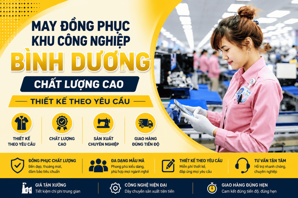 May Đồng Phục Khu Công Nghiệp Bình Dương