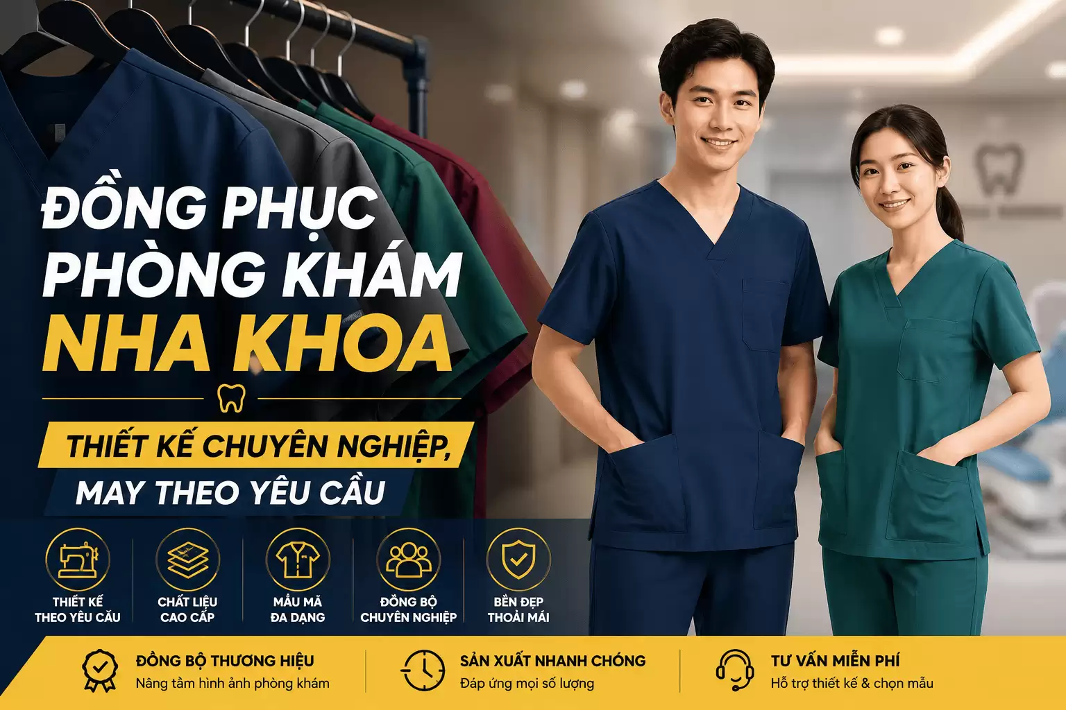 Đồng Phục Phòng Khám Nha Khoa