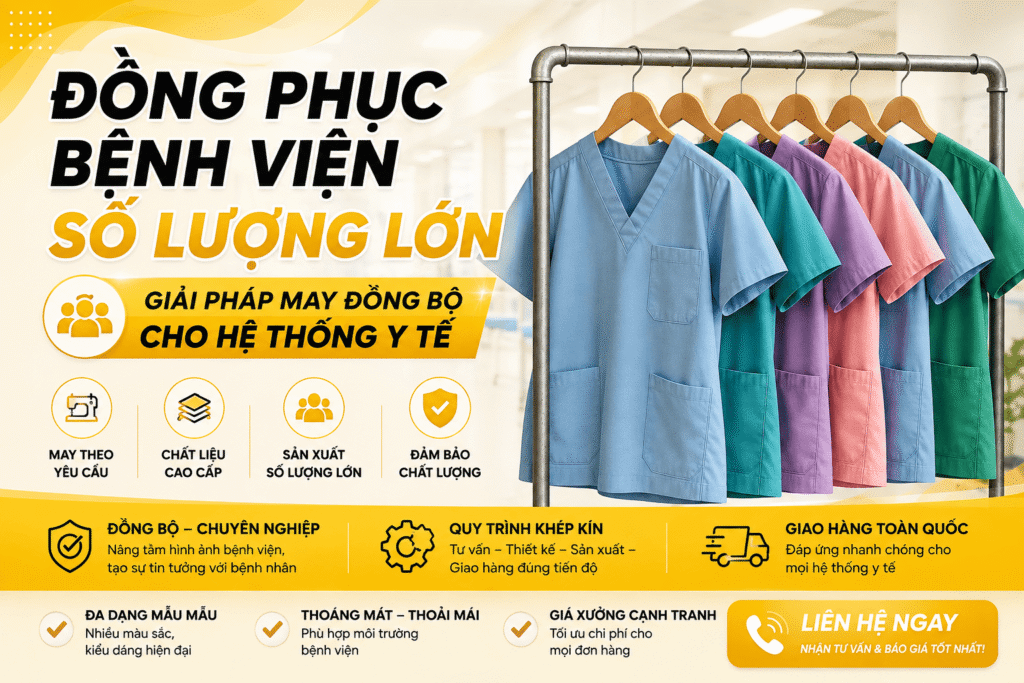 Đồng Phục Bệnh Viện Số Lượng Lớn