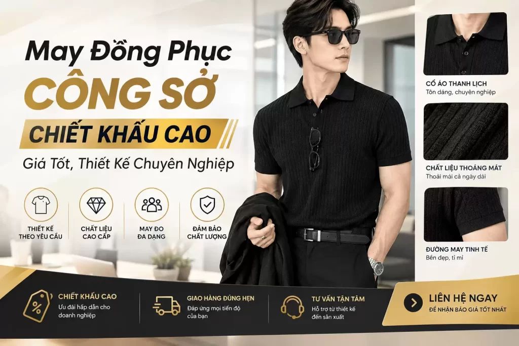 May Đồng Phục Công Sở Chiết Khấu Cao